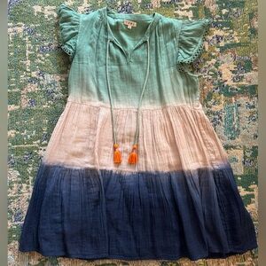THML Blue & Green Ombré Dress